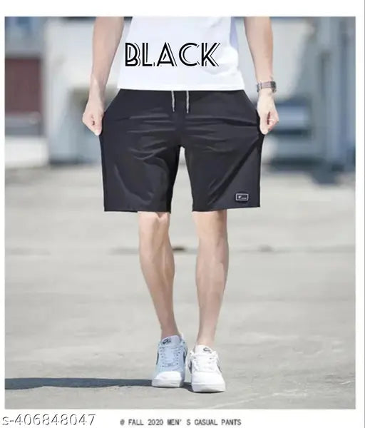 Commbo Pack of 2 Mid-Rise Cotton Blend Lounge Shorts