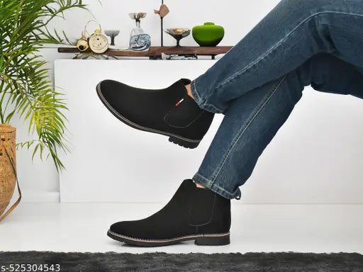 Men's Italian Suede Leather BOOT With Tassel Moccasin Shoes boot For Men