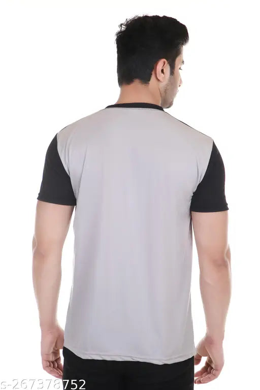 Pc Hosiery Men's Regular Solid Fit T-Shirt Combo Half Sleeves Polyester Round Neck T-Shirt