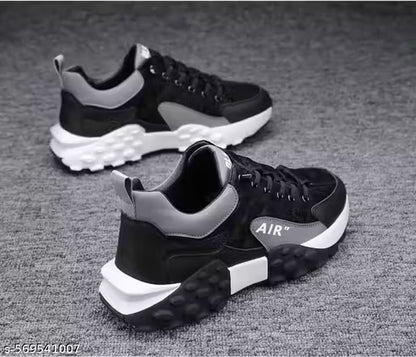 Black Running casual shoes for men