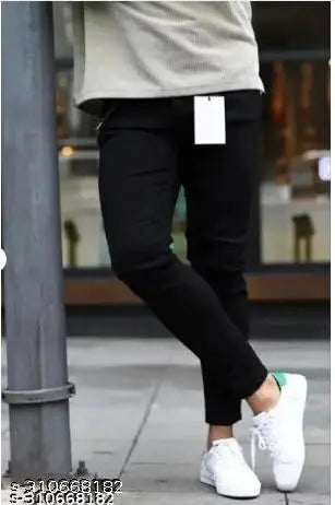 Men High quality Denim Black Jeans CSURGO