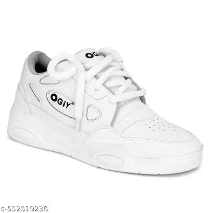 Ogiy White Stylish causal shoes/Snaker